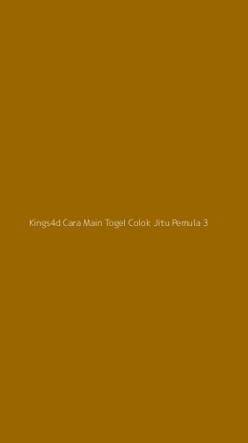 Tampilan Antarmuka Aplikasi Kings4d Cara Main Togel Colok Jitu Pemula - 3