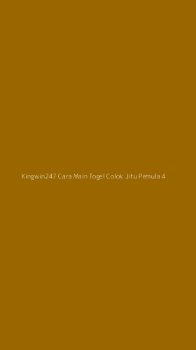 Tampilan Antarmuka Aplikasi Kingwin247 Cara Main Togel Colok Jitu Pemula - 4