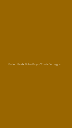 Tampilan Antarmuka Aplikasi Kinitoto Bandar Online Dengan Winrate Tertinggi - 4