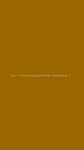 Tampilan Antarmuka Aplikasi Kios 77 Situs Terpercaya Pilihan Utama Player - 3