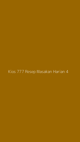 Tampilan Antarmuka Aplikasi Kios 777 Resep Masakan Harian - 4