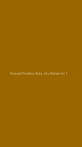 Tampilan Antarmuka Aplikasi Kioswd Prediksi Bola Jitu Malam Ini - 1