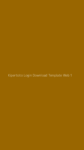 Tampilan Antarmuka Aplikasi Kipertoto Login Download Template Web - 1