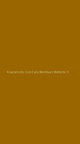 Tampilan Antarmuka Aplikasi Kisarantoto Com Cara Membuat Website - 3
