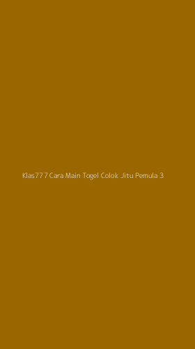 Tampilan Antarmuka Aplikasi Klas777 Cara Main Togel Colok Jitu Pemula - 3