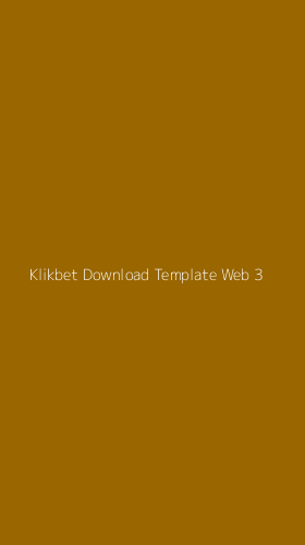Tampilan Antarmuka Aplikasi Klikbet Download Template Web - 3