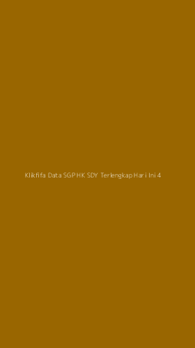 Tampilan Antarmuka Aplikasi Klikfifa Data Sgp Hk Sdy Terlengkap Hari Ini - 4