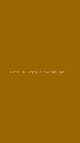 Tampilan Antarmuka Aplikasi Klikhoki Situs Dengan Fitur Live Chat Cepat - 1