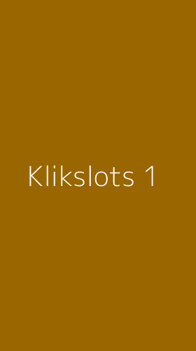 Tampilan Antarmuka Aplikasi Klikslots - 1