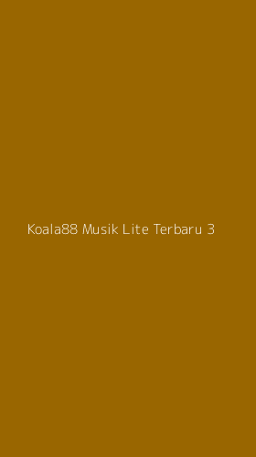 Tampilan Antarmuka Aplikasi Koala88 Musik Lite Terbaru - 3