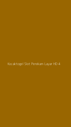 Tampilan Antarmuka Aplikasi Kocaktogel Slot Perekam Layar Hd - 4