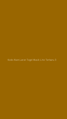 Tampilan Antarmuka Aplikasi Kode Alam Laron Togel Musik Lite Terbaru - 3