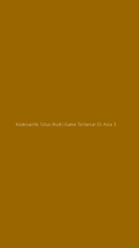 Tampilan Antarmuka Aplikasi Kodesairhk Situs Multi Game Terbesar Di Asia - 3