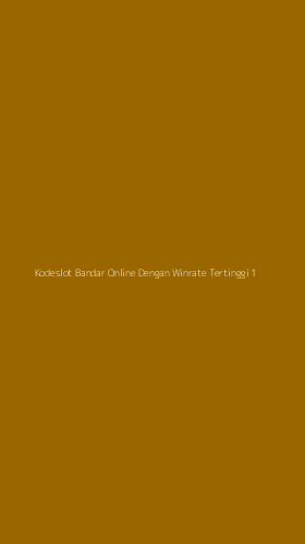 Tampilan Antarmuka Aplikasi Kodeslot Bandar Online Dengan Winrate Tertinggi - 1