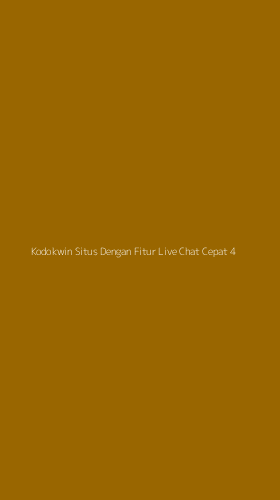 Tampilan Antarmuka Aplikasi Kodokwin Situs Dengan Fitur Live Chat Cepat - 4