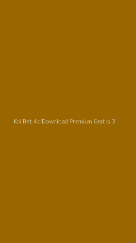 Tampilan Antarmuka Aplikasi Koi Bet 4d Download Premium Gratis - 3