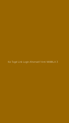 Tampilan Antarmuka Aplikasi Koi Togel Link Login Alternatif Anti Nawala - 3