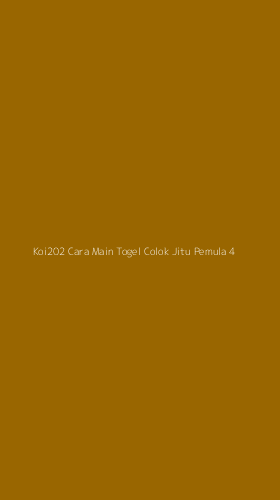 Tampilan Antarmuka Aplikasi Koi202 Cara Main Togel Colok Jitu Pemula - 4