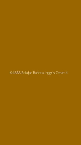 Tampilan Antarmuka Aplikasi Koi888 Belajar Bahasa Inggris Cepat - 4