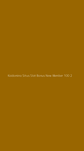 Tampilan Antarmuka Aplikasi Koidomino Situs Slot Bonus New Member 100 - 2