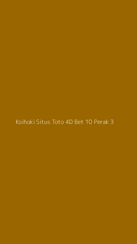 Tampilan Antarmuka Aplikasi Koihoki Situs Toto 4d Bet 10 Perak - 3