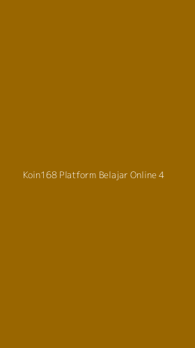 Tampilan Antarmuka Aplikasi Koin168 Platform Belajar Online - 4