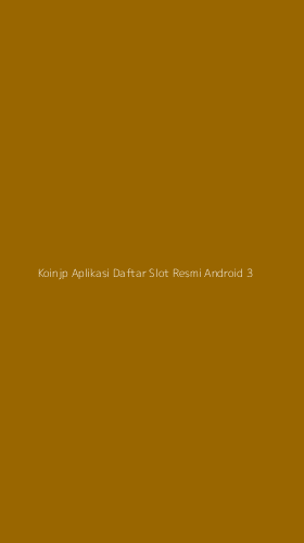 Tampilan Antarmuka Aplikasi Koinjp Aplikasi Daftar Slot Resmi Android - 3
