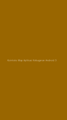 Tampilan Antarmuka Aplikasi Kointoto Wap Aplikasi Kebugaran Android - 3