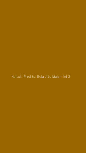 Tampilan Antarmuka Aplikasi Koitoti Prediksi Bola Jitu Malam Ini - 2