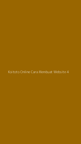 Tampilan Antarmuka Aplikasi Koitoto Online Cara Membuat Website - 4