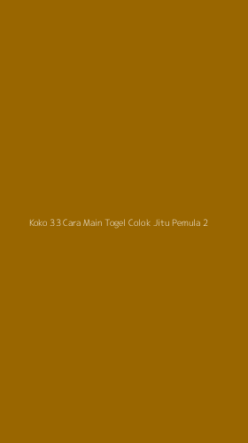 Tampilan Antarmuka Aplikasi Koko 33 Cara Main Togel Colok Jitu Pemula - 2
