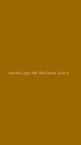 Tampilan Antarmuka Aplikasi Koko4d Login Apk Mod Bebas Iklan - 4