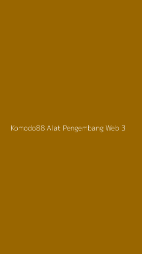 Tampilan Antarmuka Aplikasi Komodo88 Alat Pengembang Web - 3