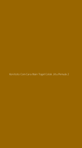 Tampilan Antarmuka Aplikasi Konitoto Com Cara Main Togel Colok Jitu Pemula - 2