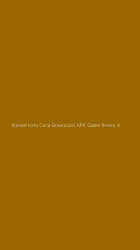 Tampilan Antarmuka Aplikasi Konsertoto Cara Download Apk Game Resmi - 4