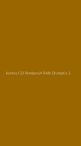 Tampilan Antarmuka Aplikasi Kontes123 Pembersih Ram Otomatis - 3