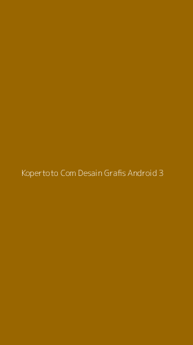 Tampilan Antarmuka Aplikasi Kopertoto Com Desain Grafis Android - 3