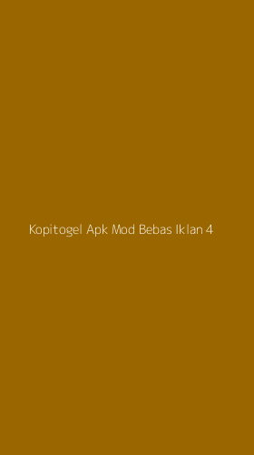 Tampilan Antarmuka Aplikasi Kopitogel Apk Mod Bebas Iklan - 4