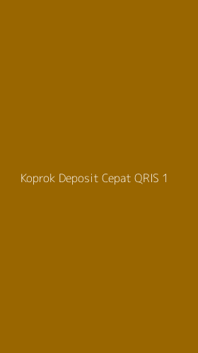 Tampilan Antarmuka Aplikasi Koprok Deposit Cepat Qris - 1