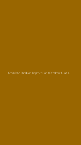 Tampilan Antarmuka Aplikasi Kosmik4d Panduan Deposit Dan Withdraw Kilat - 4