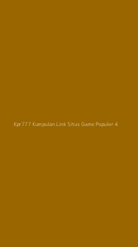 Tampilan Antarmuka Aplikasi Kpr777 Kumpulan Link Situs Game Populer - 4