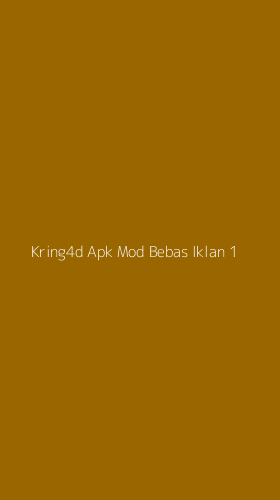 Tampilan Antarmuka Aplikasi Kring4d Apk Mod Bebas Iklan - 1