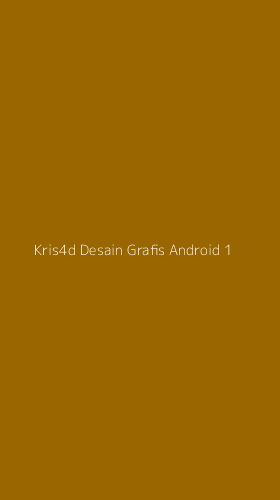 Tampilan Antarmuka Aplikasi Kris4d Desain Grafis Android - 1