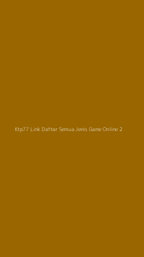 Tampilan Antarmuka Aplikasi Ktp77 Link Daftar Semua Jenis Game Online - 2