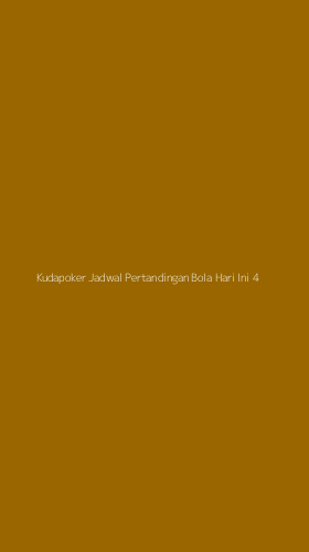 Tampilan Antarmuka Aplikasi Kudapoker Jadwal Pertandingan Bola Hari Ini - 4
