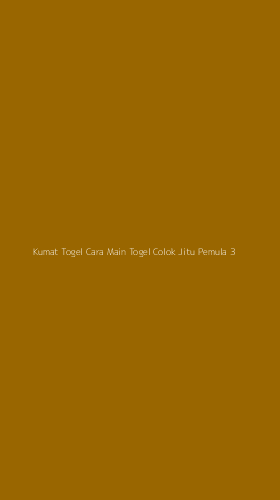 Tampilan Antarmuka Aplikasi Kumat Togel Cara Main Togel Colok Jitu Pemula - 3