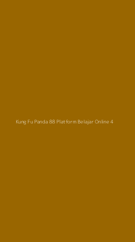 Tampilan Antarmuka Aplikasi Kung Fu Panda 88 Platform Belajar Online - 4