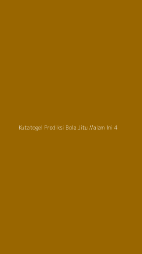 Tampilan Antarmuka Aplikasi Kutatogel Prediksi Bola Jitu Malam Ini - 4