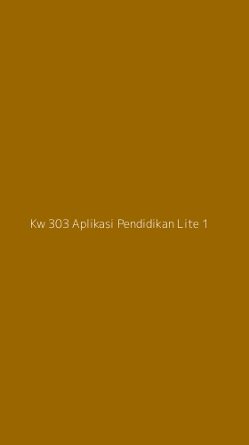 Tampilan Antarmuka Aplikasi Kw 303 Aplikasi Pendidikan Lite - 1