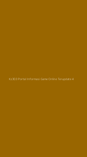 Tampilan Antarmuka Aplikasi Kz303 Portal Informasi Game Online Terupdate - 4